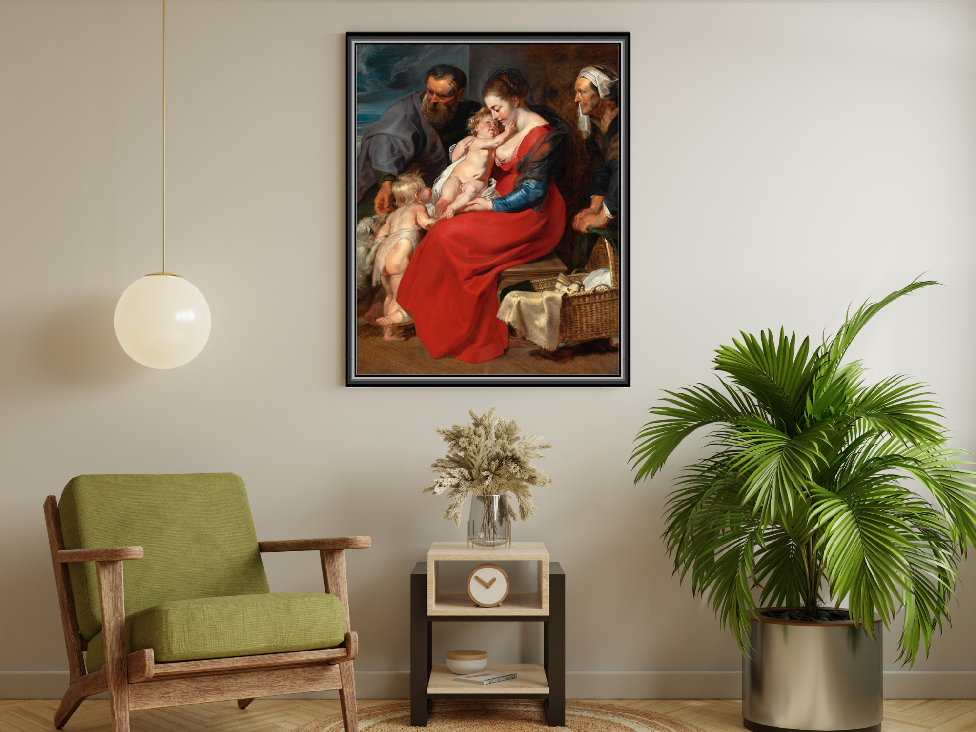Die Heilige Familie mit den Heiligen Elisabeth und Johannes dem Täufer | Peter Paul Rubens
