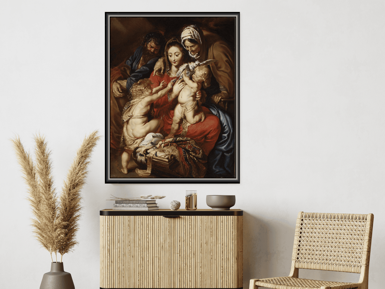 Die Heilige Familie mit den Heiligen Franziskus und Anna und dem kleinen Johannes dem Täufer | Peter Paul Rubens