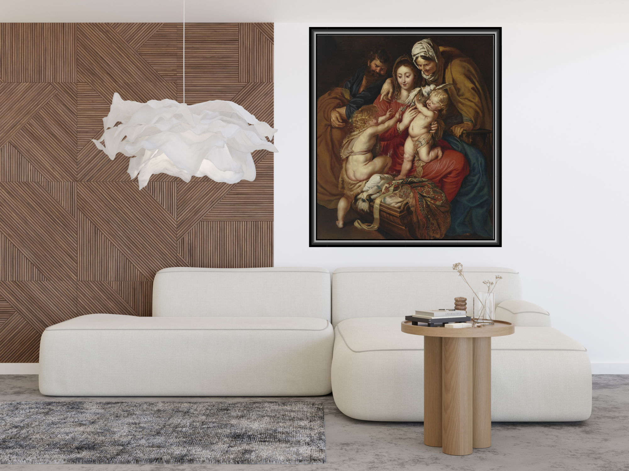 Die Heilige Familie mit der Heiligen Elisabeth, dem Heiligen Johannes und einer Taube | Peter Paul Rubens