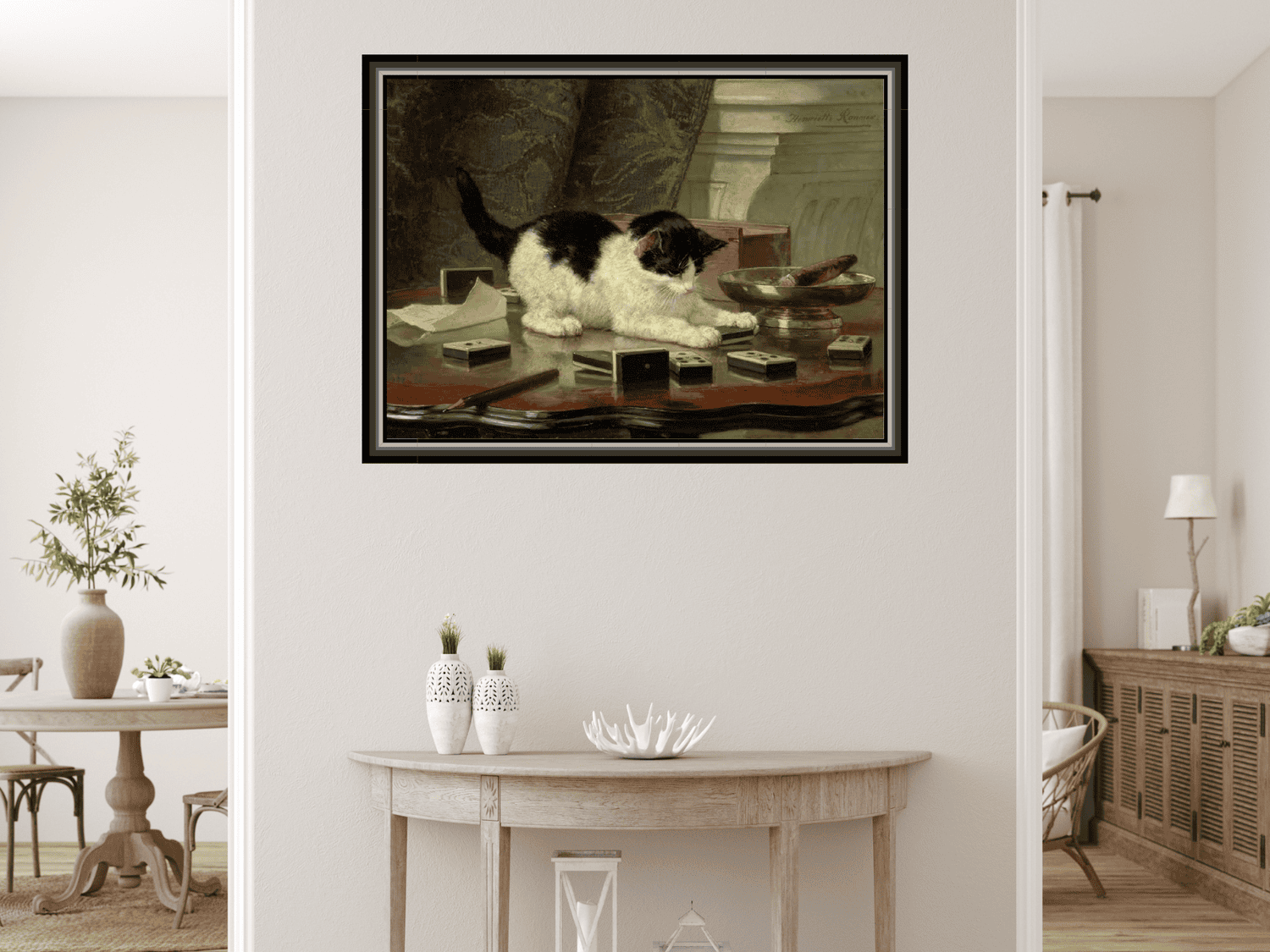 Die Katze beim Spielen | Henriëtte Ronner-Knip