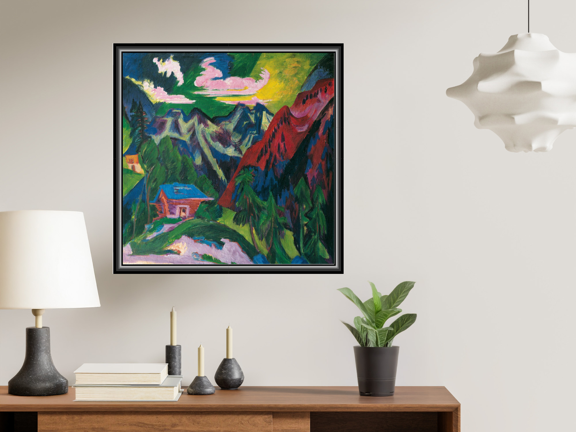 Die Kosterser Berge | Ernst Ludwig Kirchner