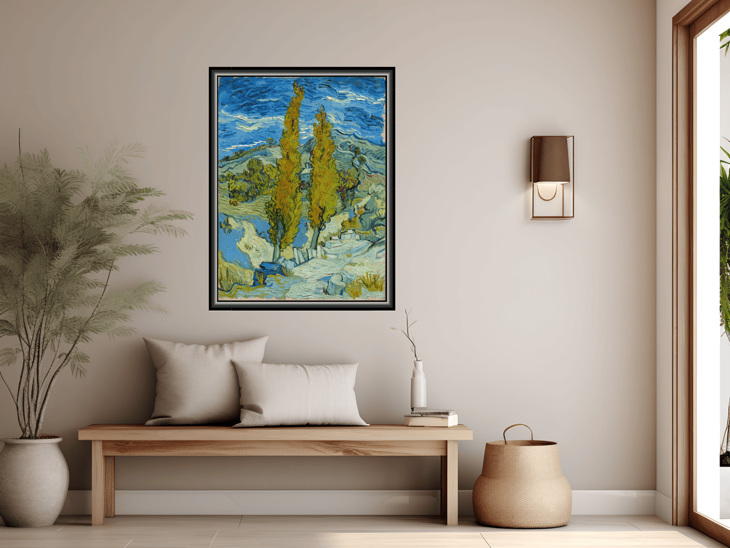 Die Pappeln in Saint-Rémy | Vincent van Gogh