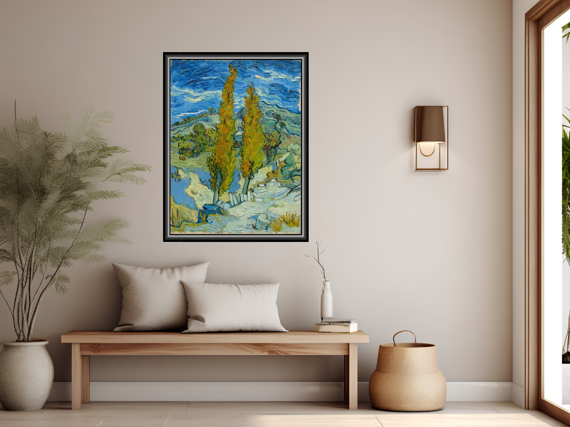 Die Pappeln in Saint-Rémy | Vincent van Gogh