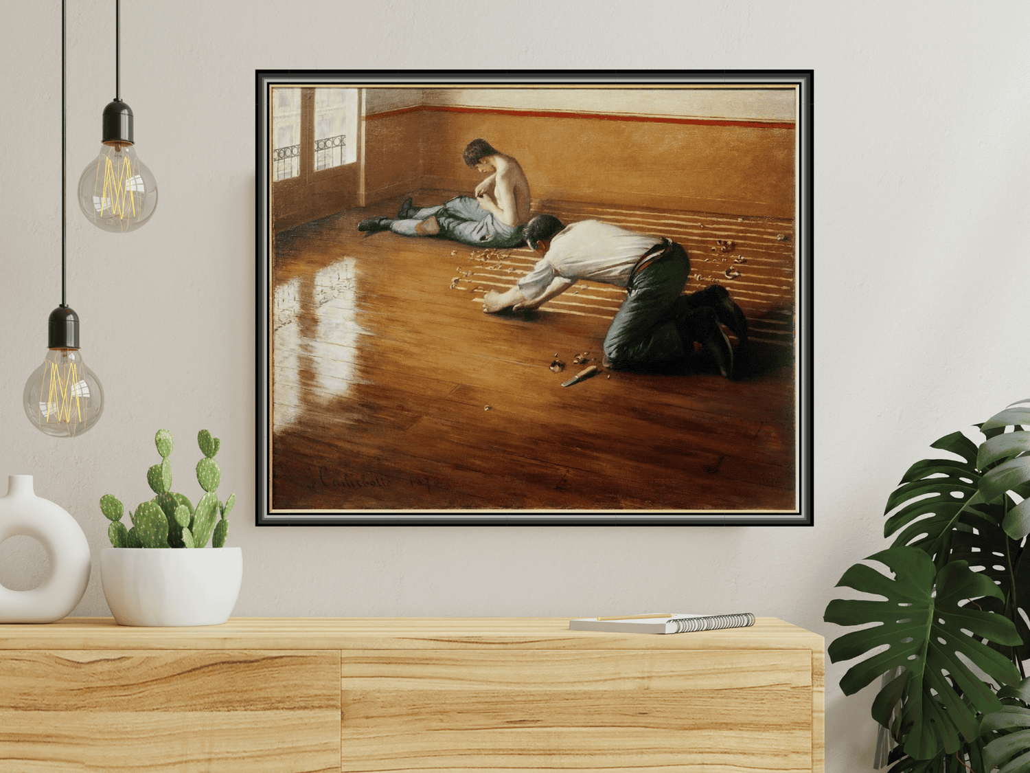 Die Parkettschleifer | Gustave Caillebotte