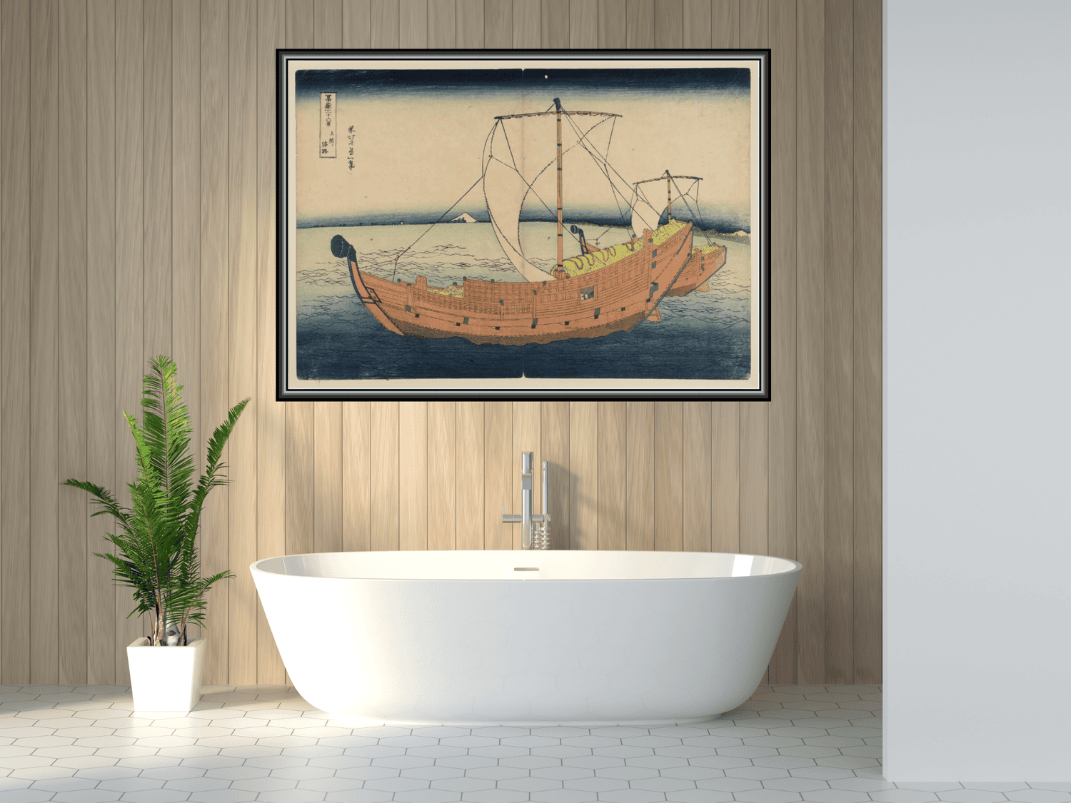 Die Seeroute vor Kazusa | Katsushika Hokusai