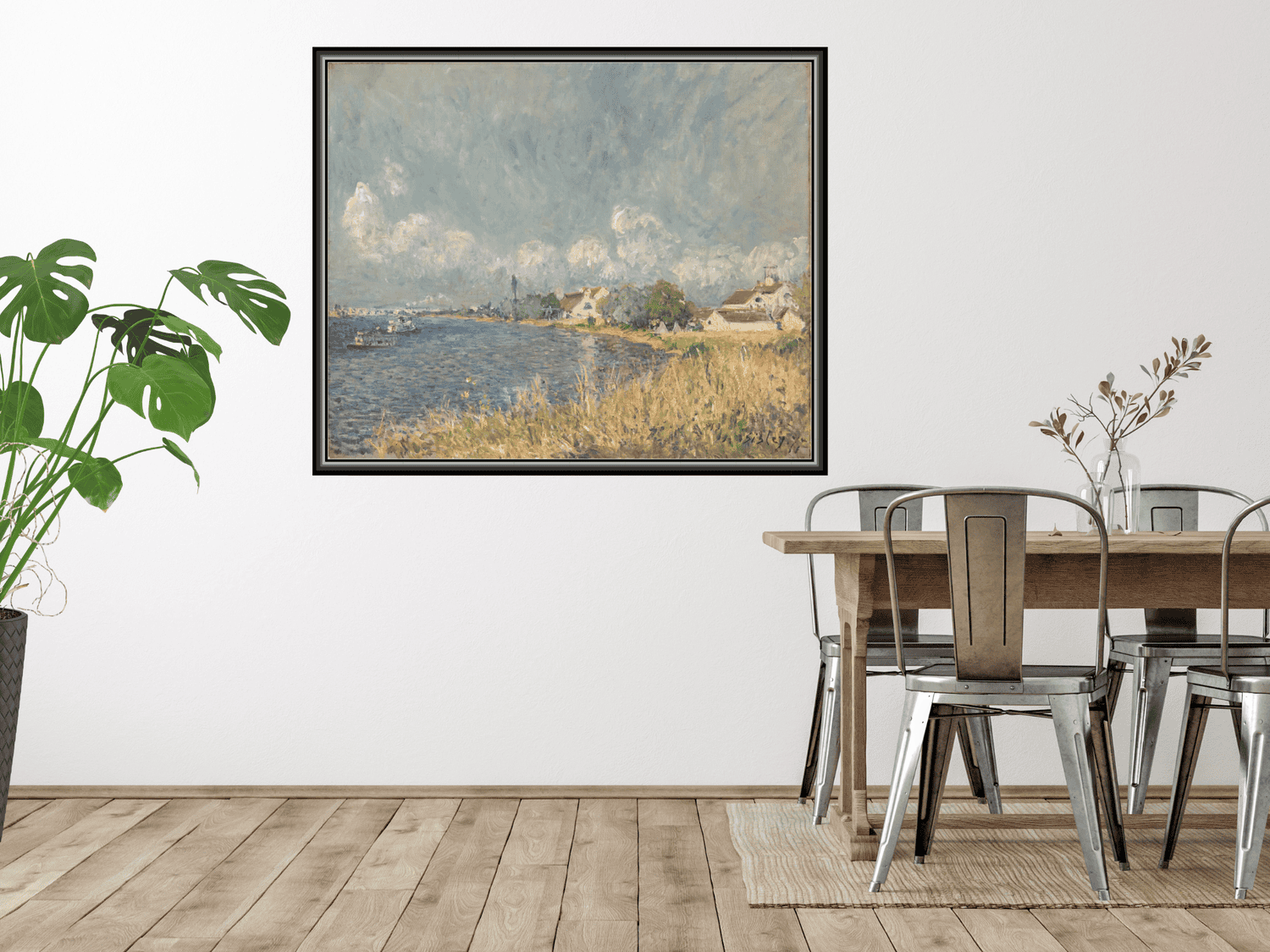 Die Seine in Billancourt | Alfred Sisley