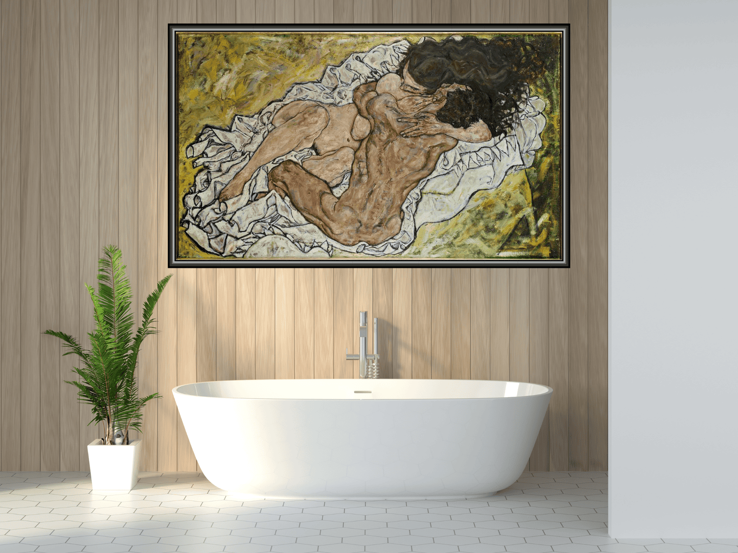 Die Umarmung | Egon Schiele