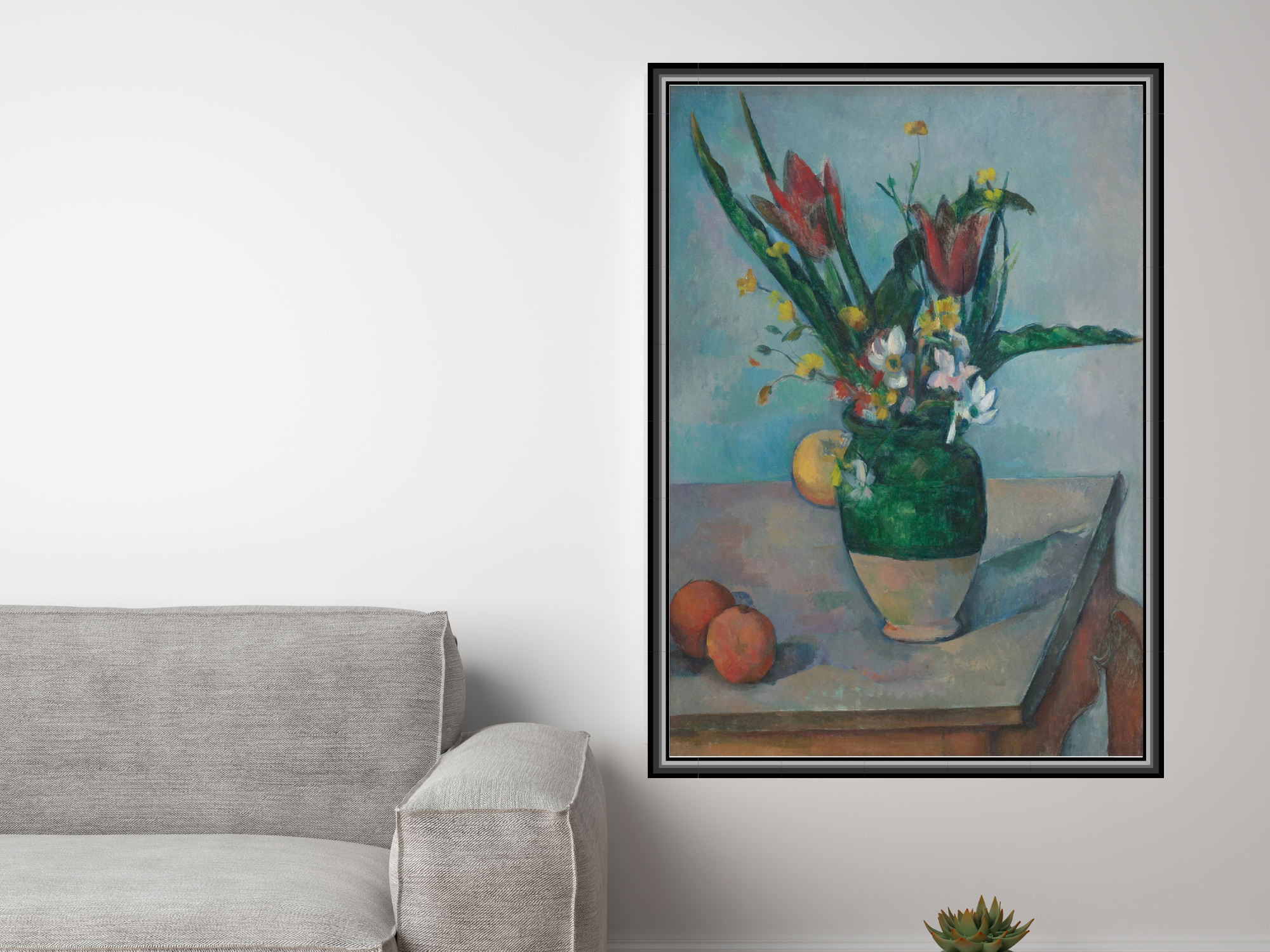 Die Vase mit Tulpen | Paul Cézanne