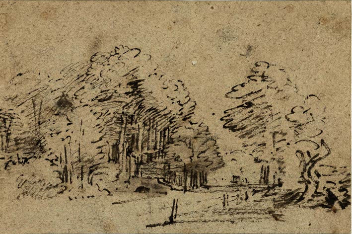 Kunstdruck „Die Amstelveenseweg außerhalb von Amsterdam“ von Rembrandt van Rijn