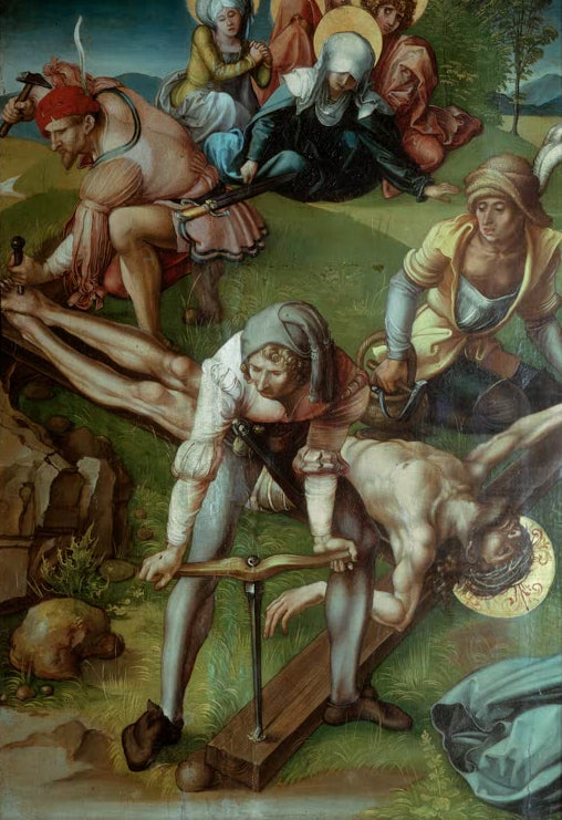 Kunstdruck „Die Anheftung Christi ans Kreuz“ von Albrecht Dürer