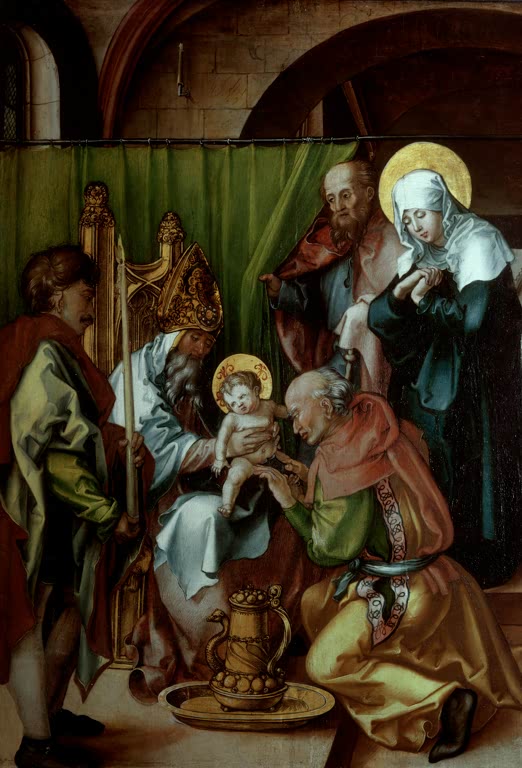 Kunstdruck „Die Beschneidung Christi“ von Albrecht Dürer