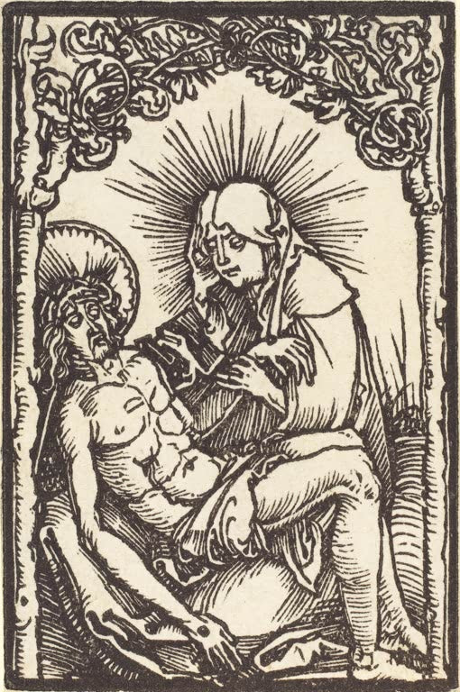 Kunstdruck „Die Beweinung Christi“ von Albrecht Dürer mit eindrucksvoller Passionsszene