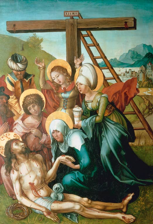Kunstdruck „Die Beweinung Christi“ von Albrecht Dürer