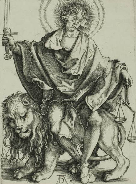Kunstdruck „Die Gerechtigkeit“ von Albrecht Dürer