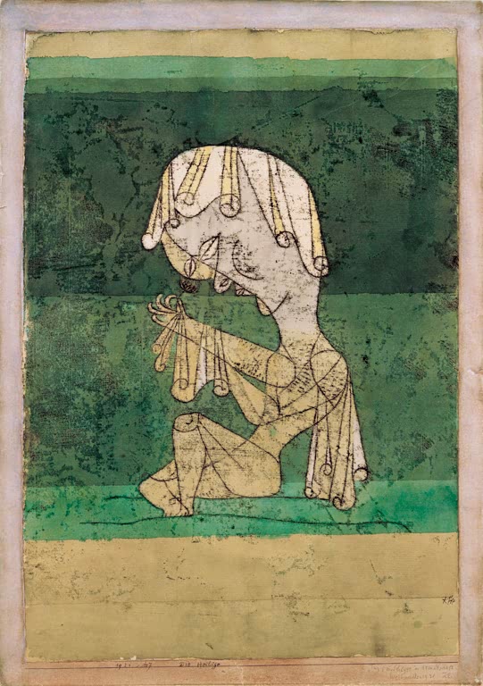 Kunstdruck „Die Heilige“ von Paul Klee, handgefertigt in Deutschland