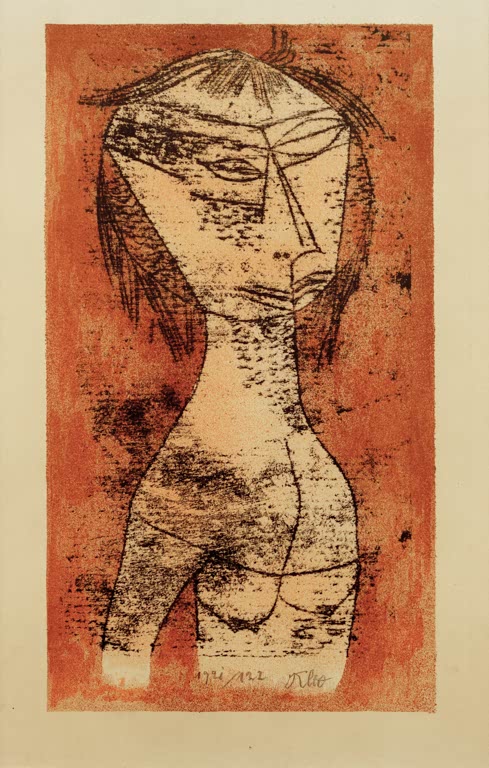 Kunstdruck „Die Heilige des inneren Lichts“ von Paul Klee