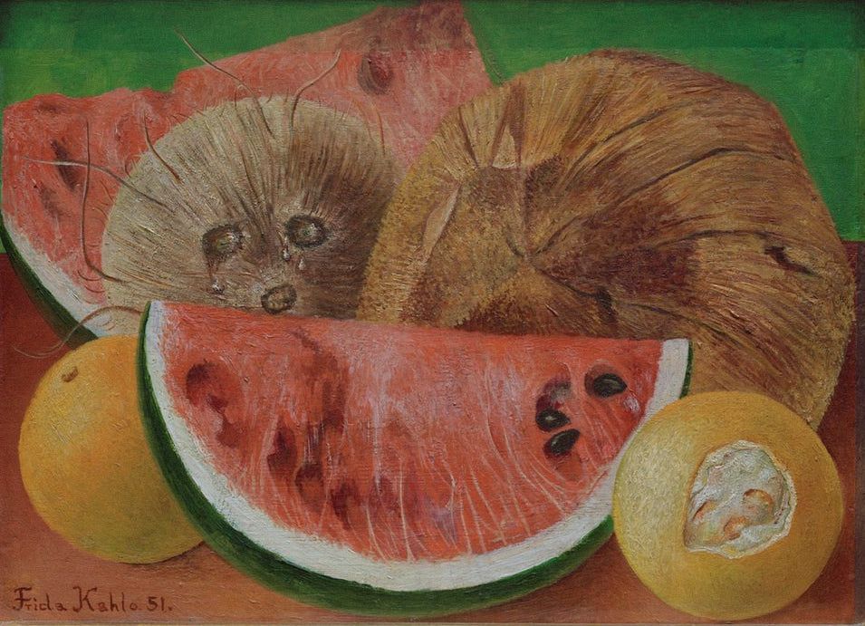 Die Kokosnüsse von Frida Kahlo als Kunstdruck