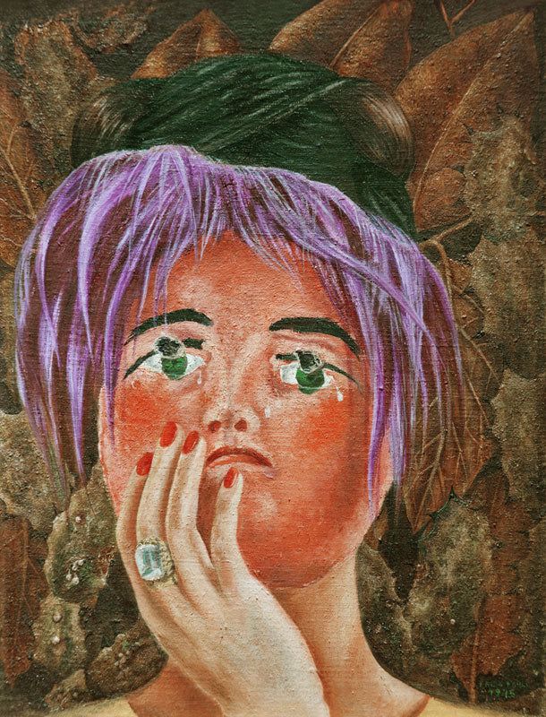 Die Maske von Frida Kahlo als Kunstdruck