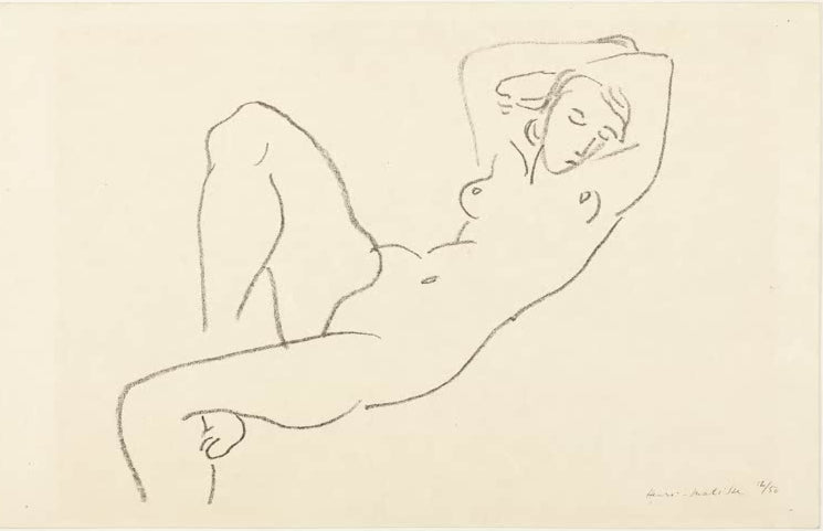 Kunstdruck von Henri Matisse: „Die Nacht“ in einer ausdrucksstarken künstlerischen Komposition.