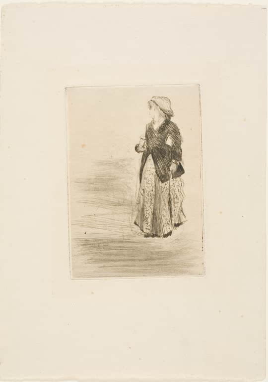 Kunstdruck von „Die Schauspielerin Ellen Andrée“ von Edgar Degas, handgefertigt in Deutschland als Leinwand oder Poster erhältlich