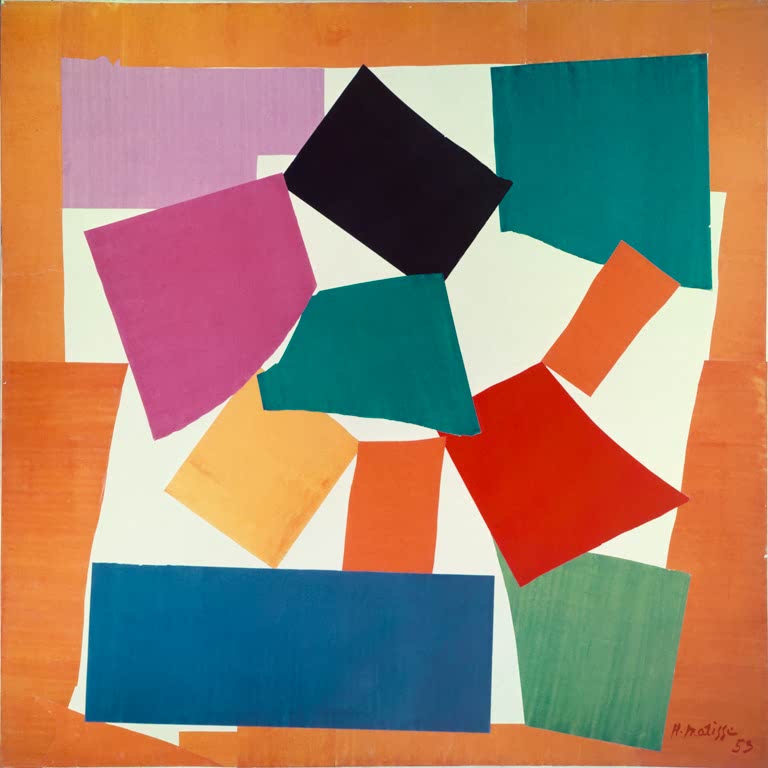Kunstdruck von Die Schnecke von Henri Matisse – abstraktes Meisterwerk in kräftigen Farben, erhältlich als Poster oder Leinwand, auf Wunsch gerahmt.
