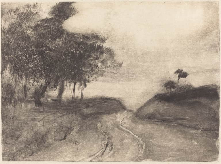 Kunstdruck des Gemäldes „Die Straße“ von Edgar Degas, detailgetreu als Kunstdruck umgesetzt und in Deutschland von Hand gefertigt.