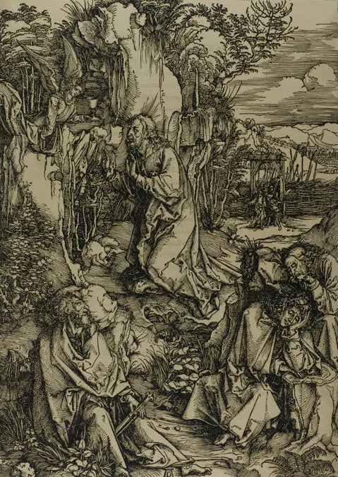 Kunstdruck „Die Todesangst im Ölberg“ von Albrecht Dürer