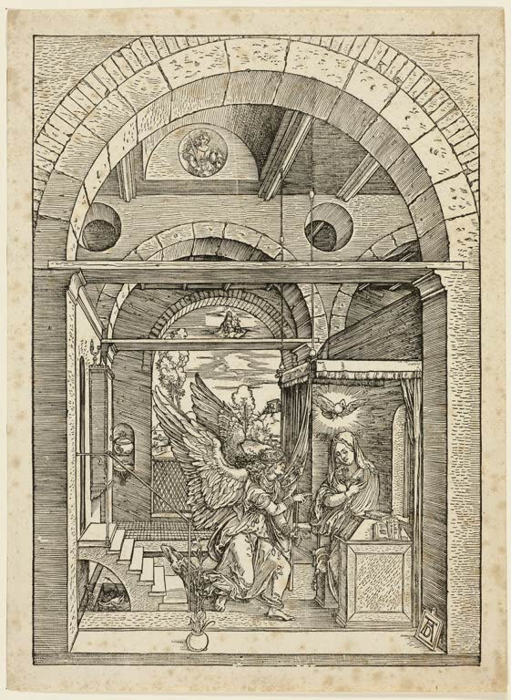 Kunstdruck „Die Verkündigung“ von Albrecht Dürer