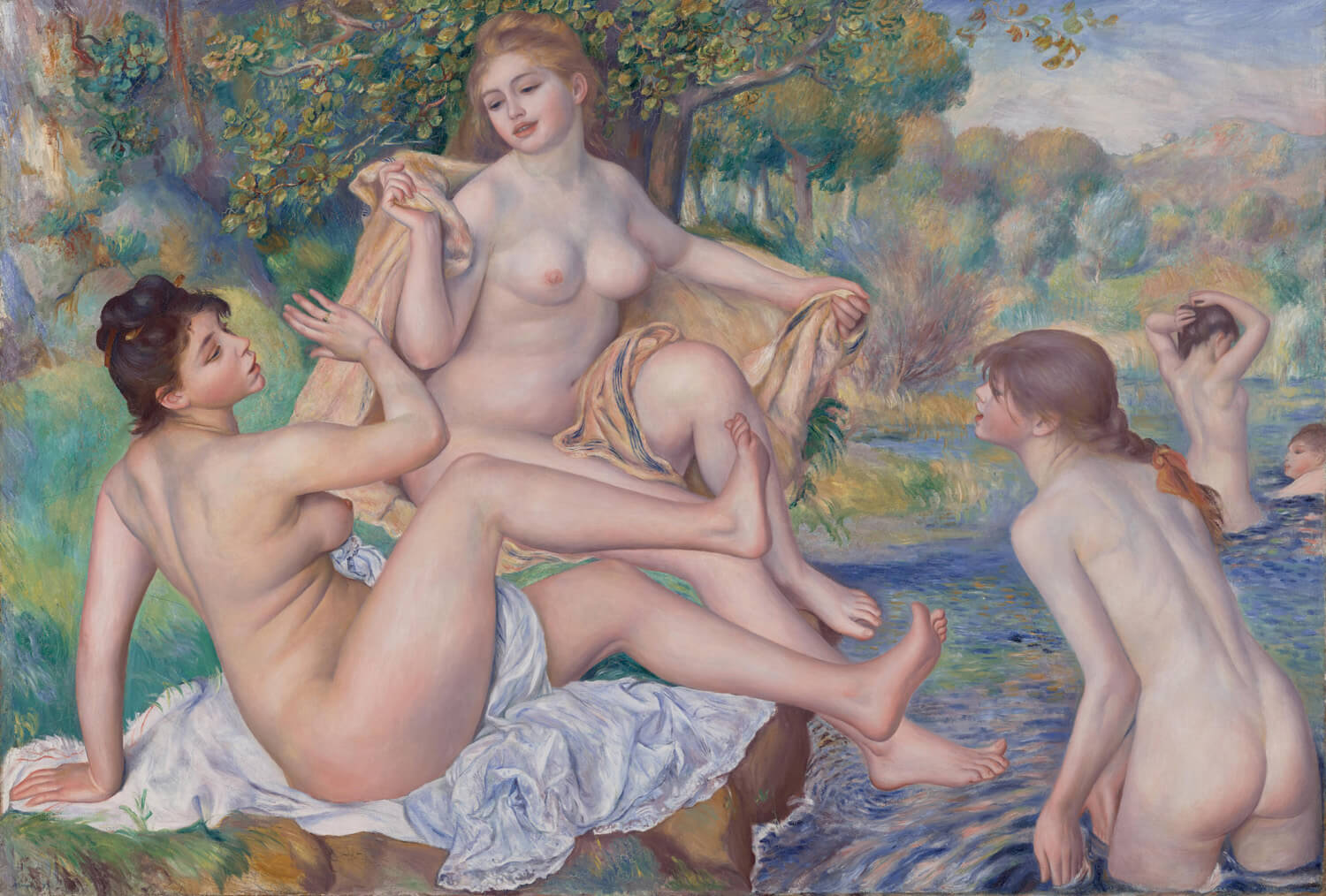 Die großen Badenden | Pierre-Auguste Renoir