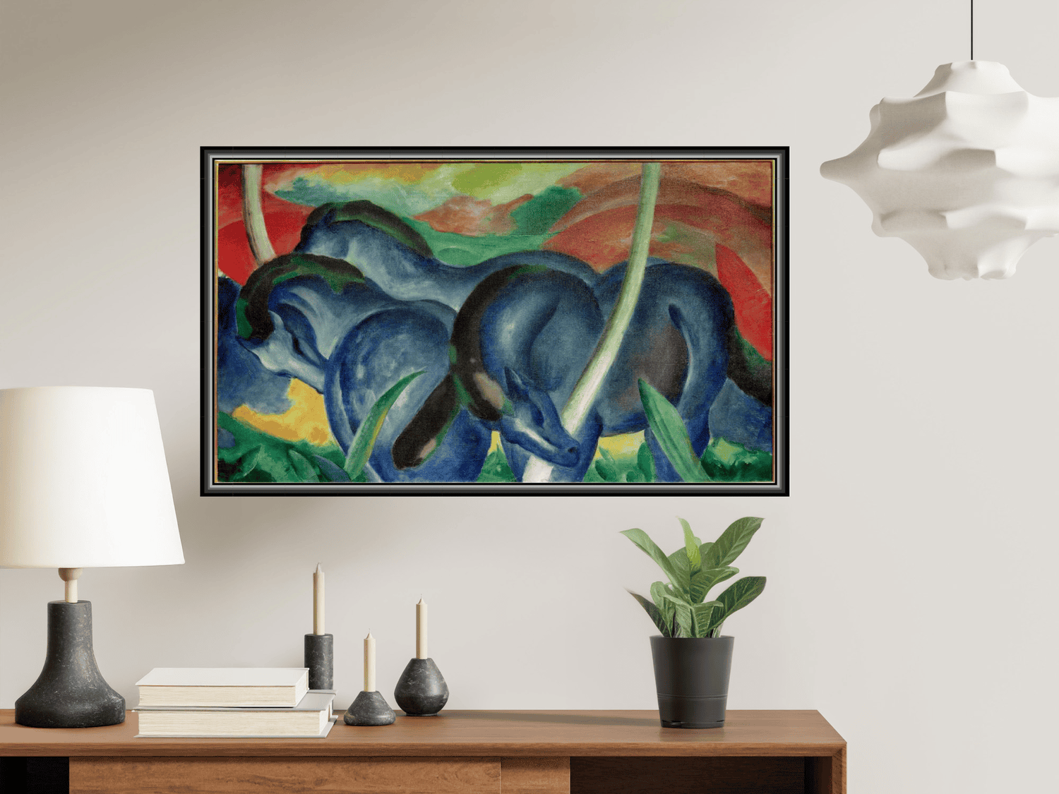 Die großen blauen Pferde | Franz Marc