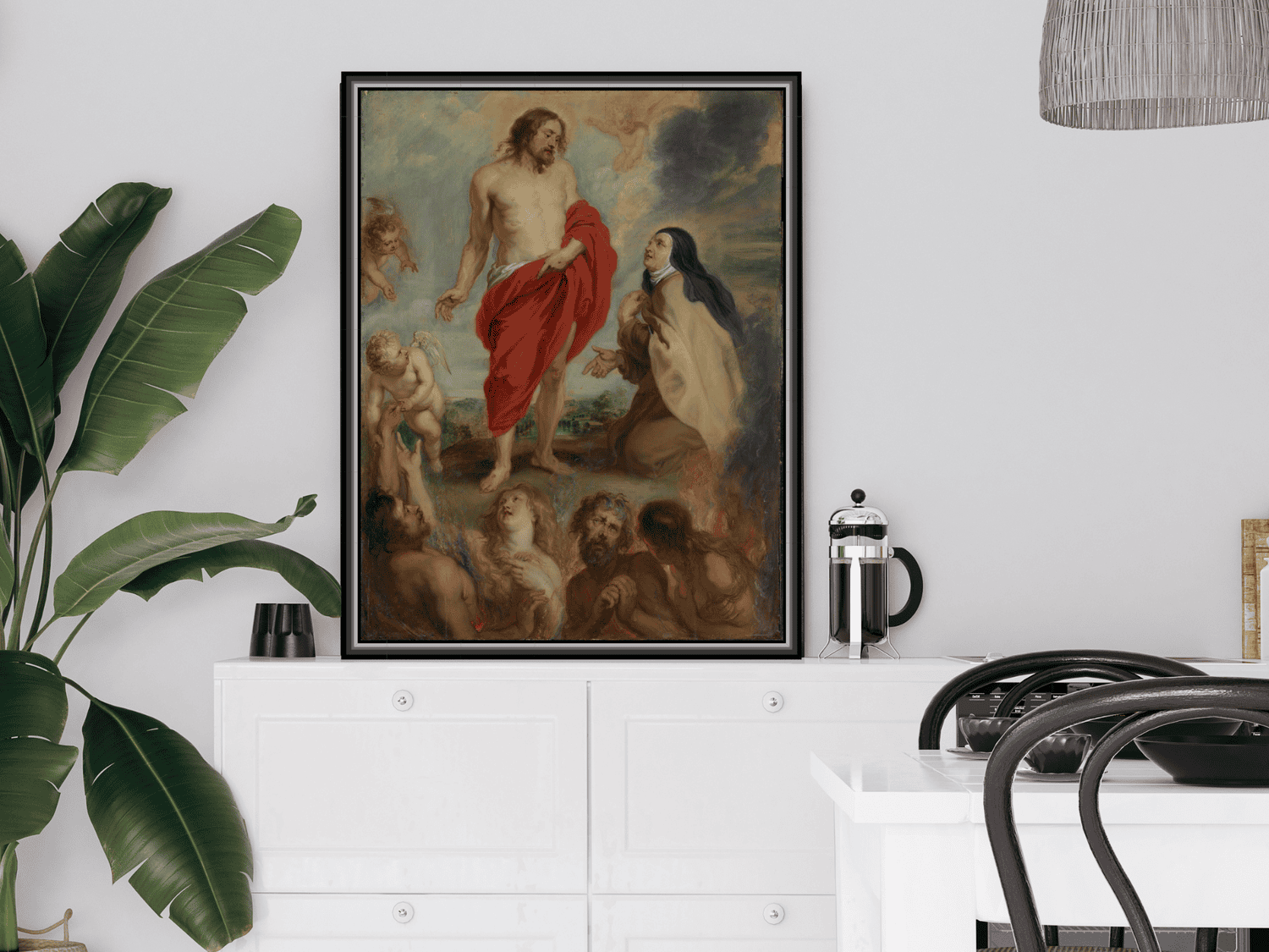 Die heilige Teresa von Ávila bittet für die Seelen im Fegefeuer | Peter Paul Rubens