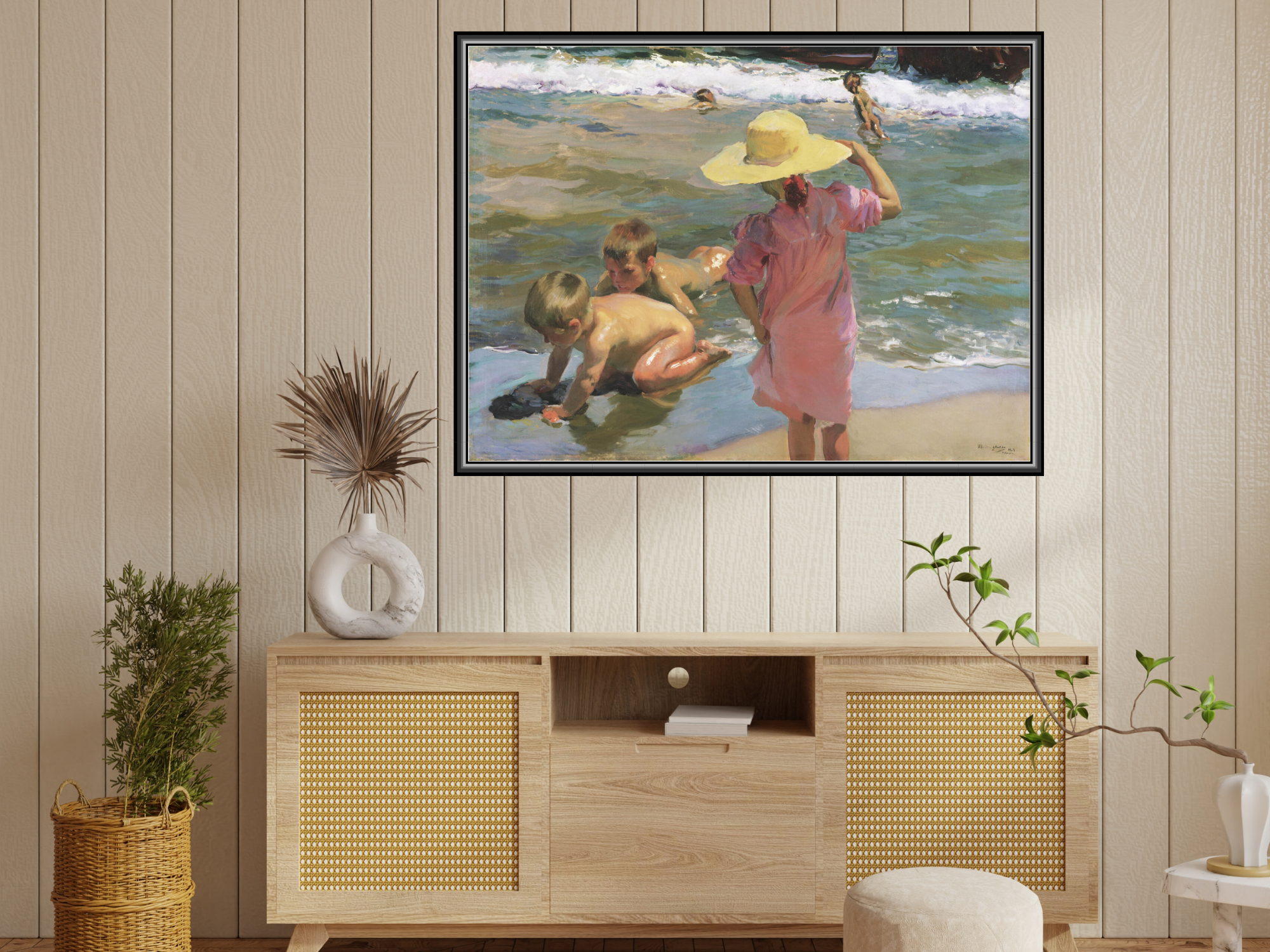 Die jungen Amphibien | Joaquin Sorolla