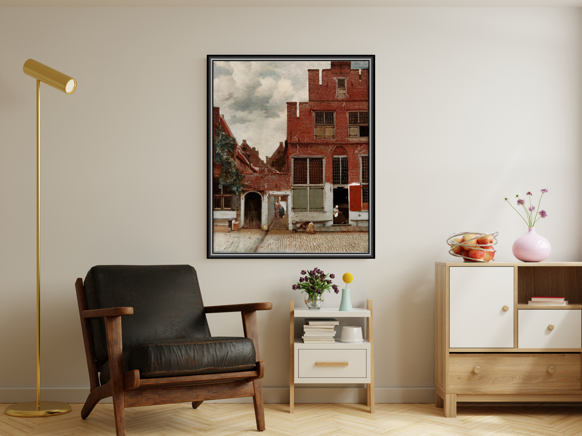 Die kleine Straße | Johannes Vermeer