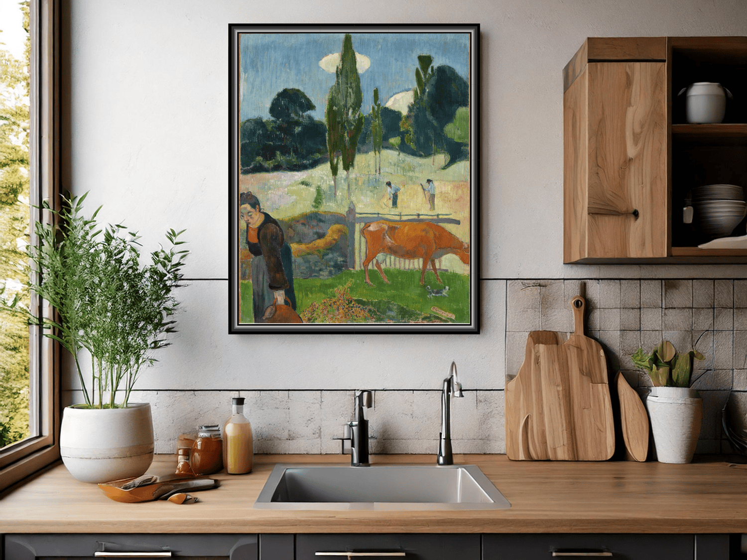 Die rote Kuh | Paul Gauguin