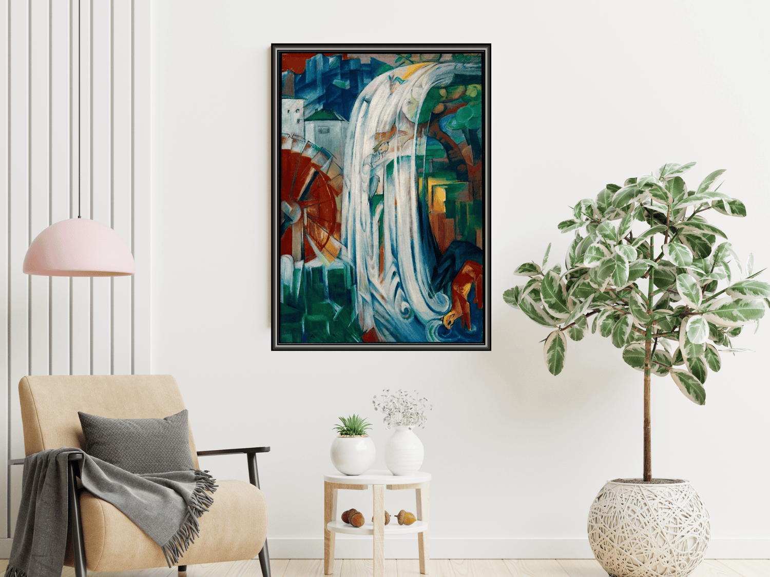 Die verzauberte Mühle | Franz Marc