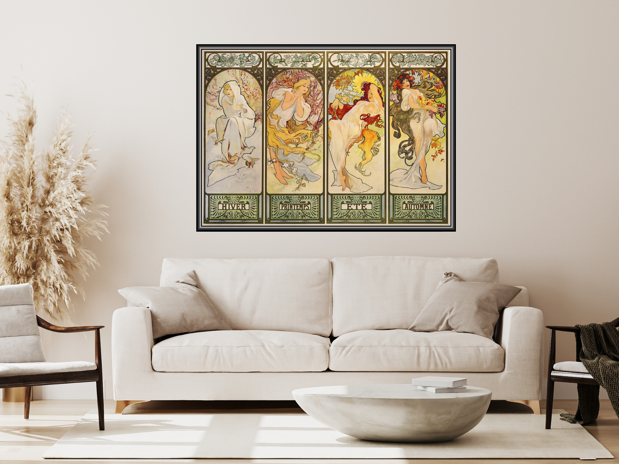 Die vier Jahreszeiten | Alfons Mucha