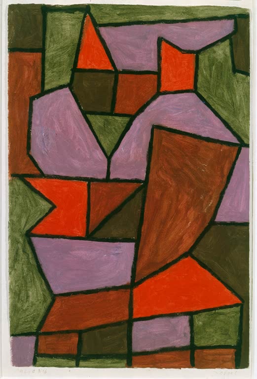 Kunstdruck „Doppel“ von Paul Klee