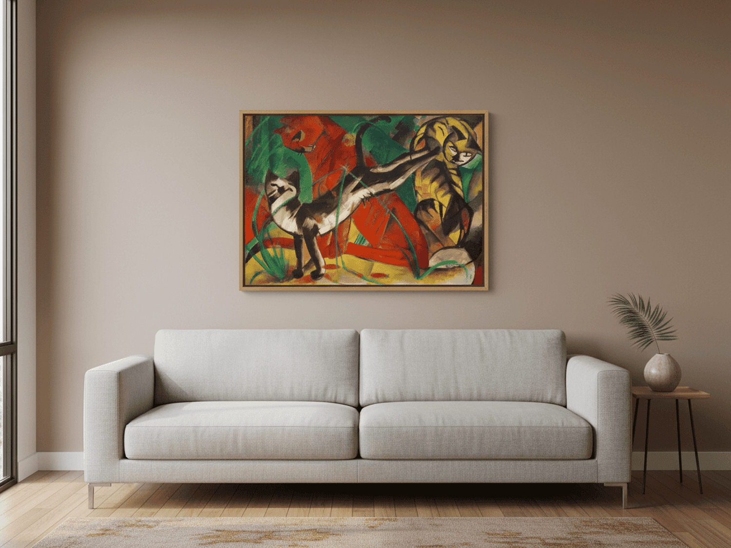 Drei Katzen | Franz Marc