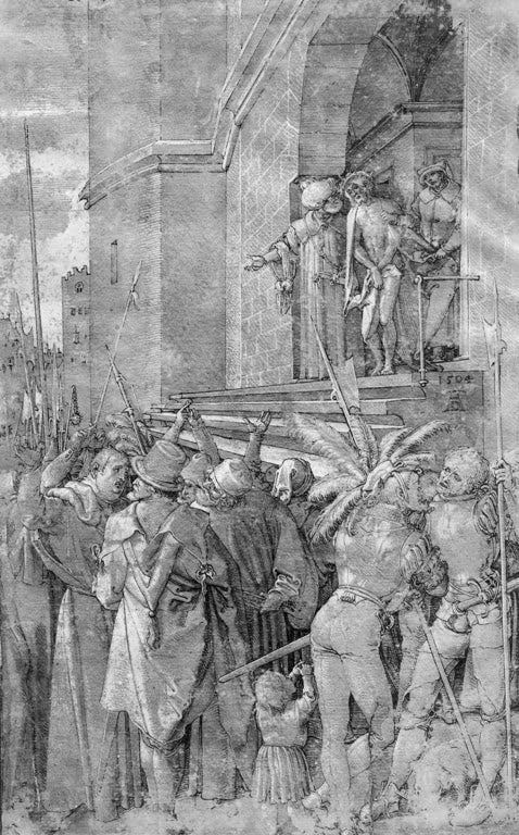 Kunstdruck „Ecce Homo“ von Albrecht Dürer mit Christus in eindrucksvoller Passionsdarstellung
