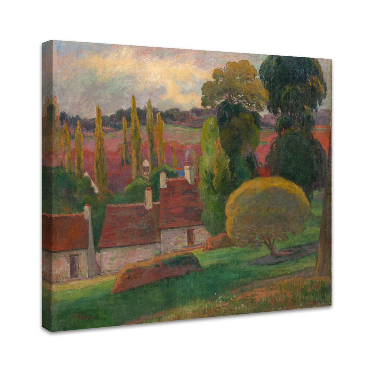 Ein Bauernhof in der Bretagne | Paul Gauguin