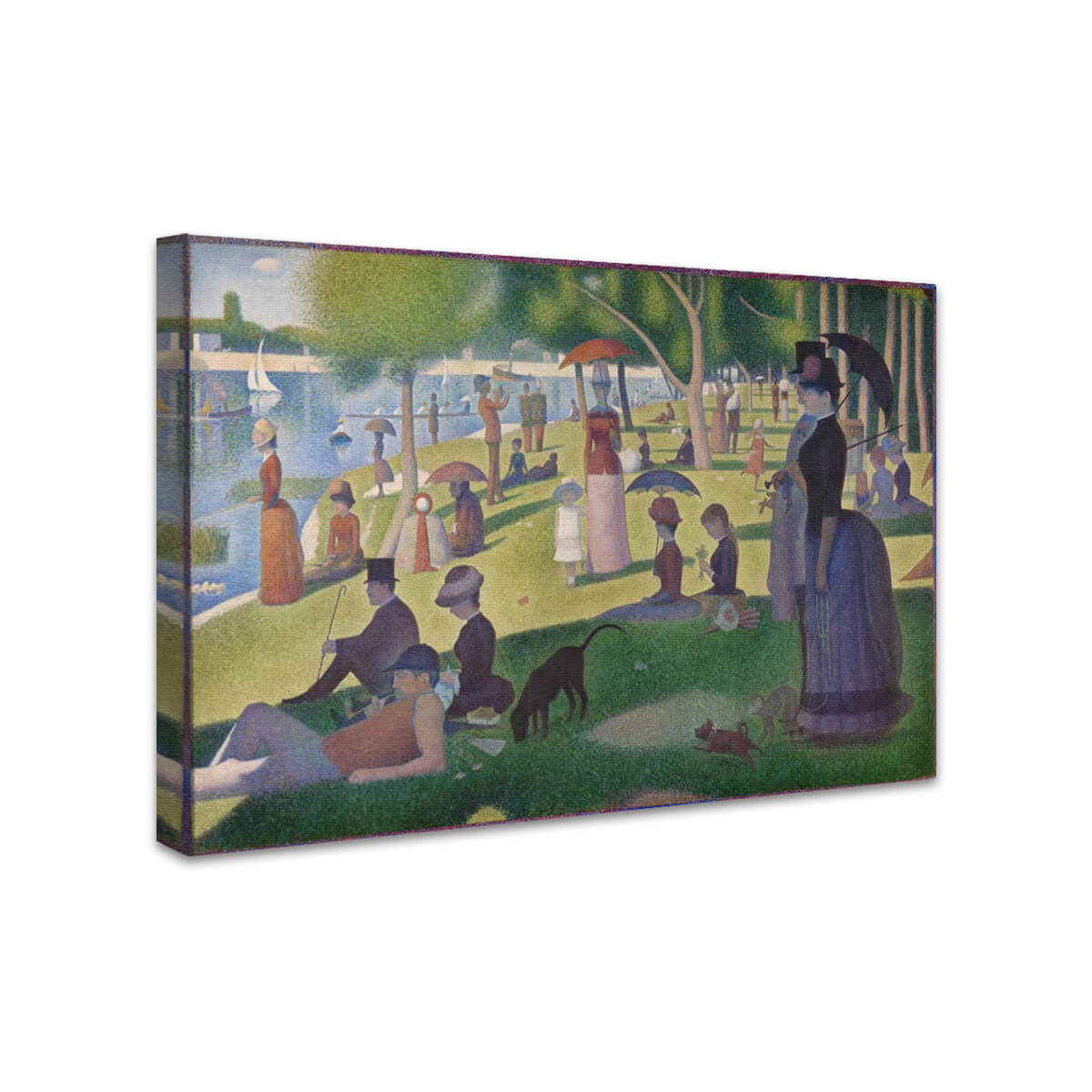 Ein Sonntag auf La Grande Jatte (A Sunday on La Grande Jatte) | Georges Seurat