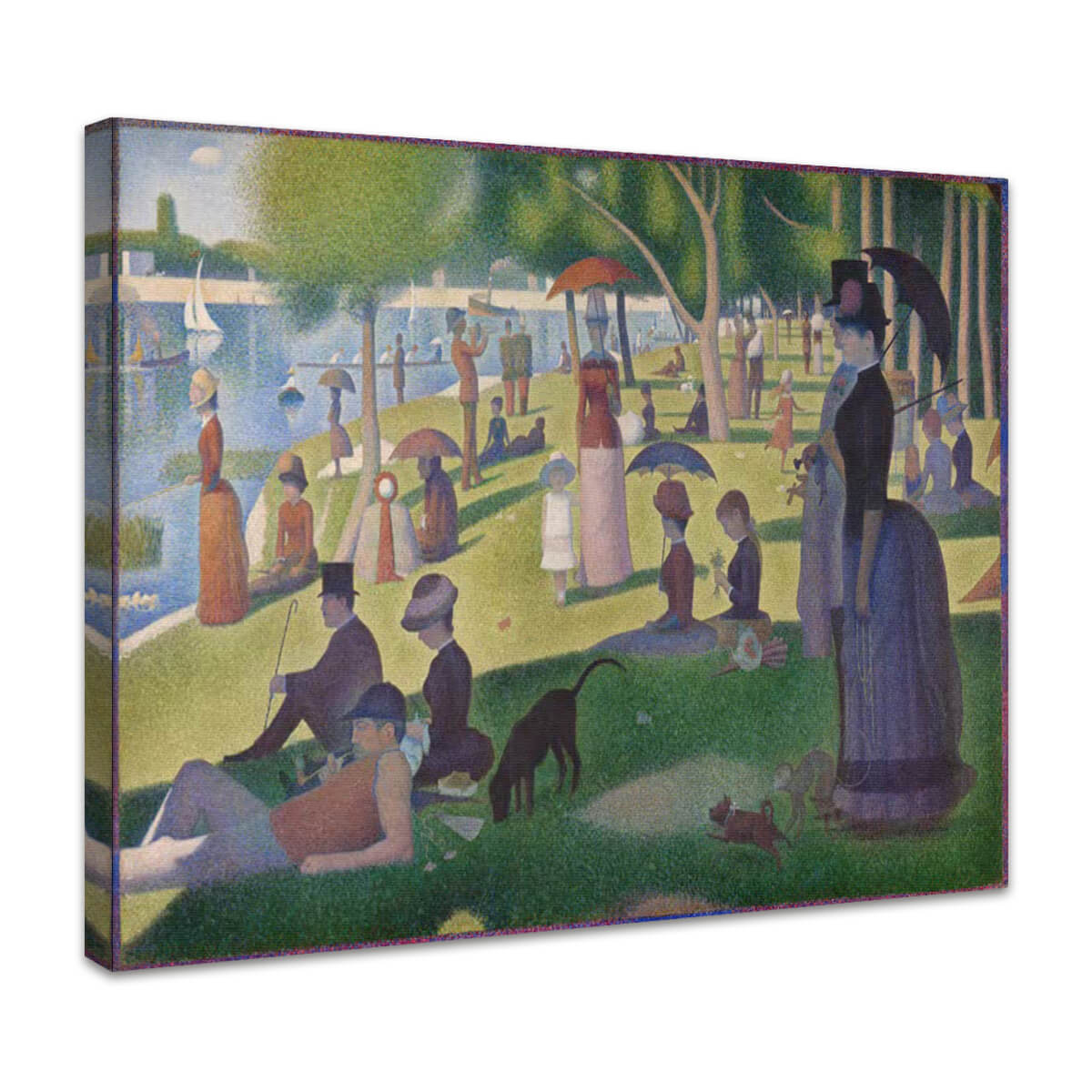 Ein Sonntag auf La Grande Jatte (A Sunday on La Grande Jatte) | Georges Seurat