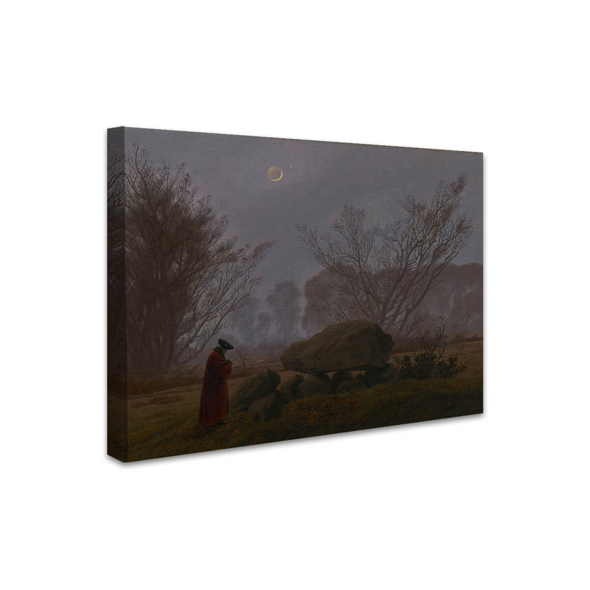 Ein Spaziergang in der Dämmerung | Caspar David Friedrich