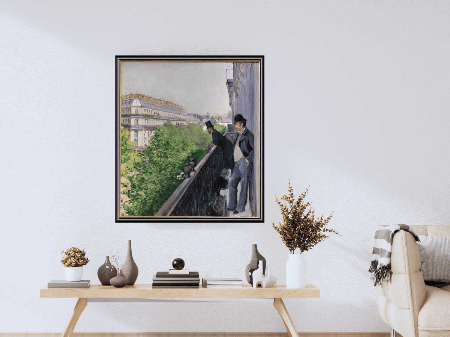 Balkon am Boulevard Haussmann | Gustave Caillebotte