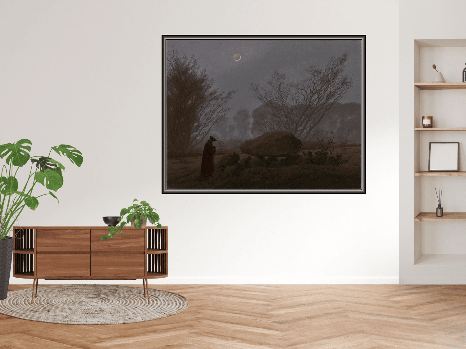 Ein Spaziergang in der Dämmerung | Caspar David Friedrich