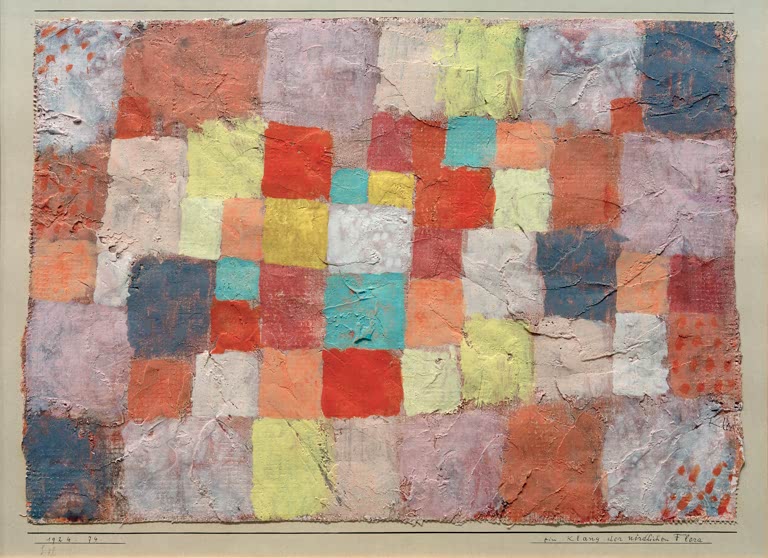 Kunstdruck „Ein Klang der nördlichen Flora“ von Paul Klee, handgefertigt in Deutschland