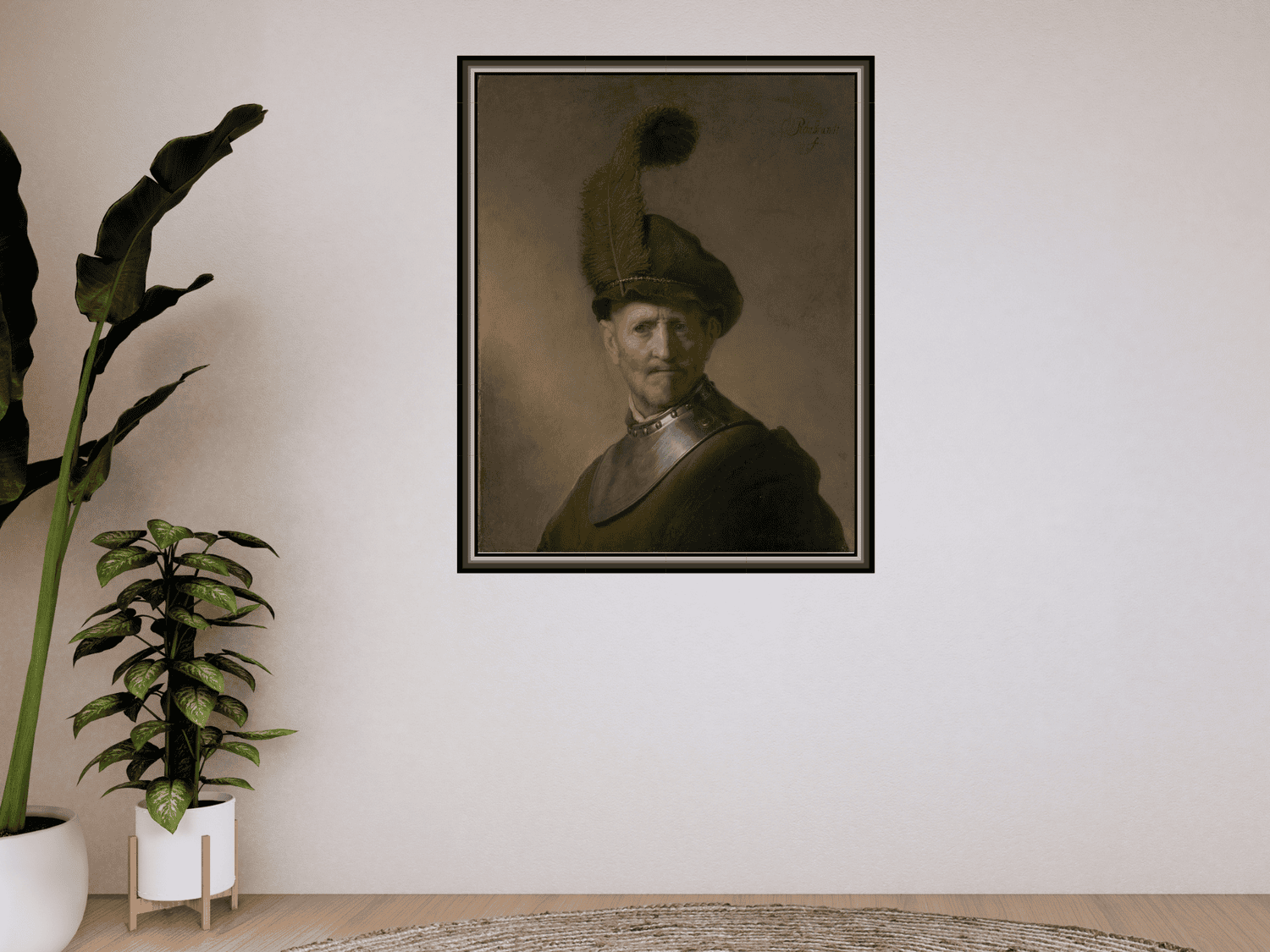 Ein alter Mann in Militäruniform | Rembrandt van Rijn