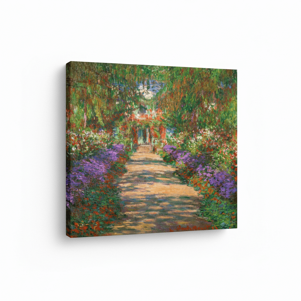 Eine Allee in Monets Garten in Giverny | Claude Monet