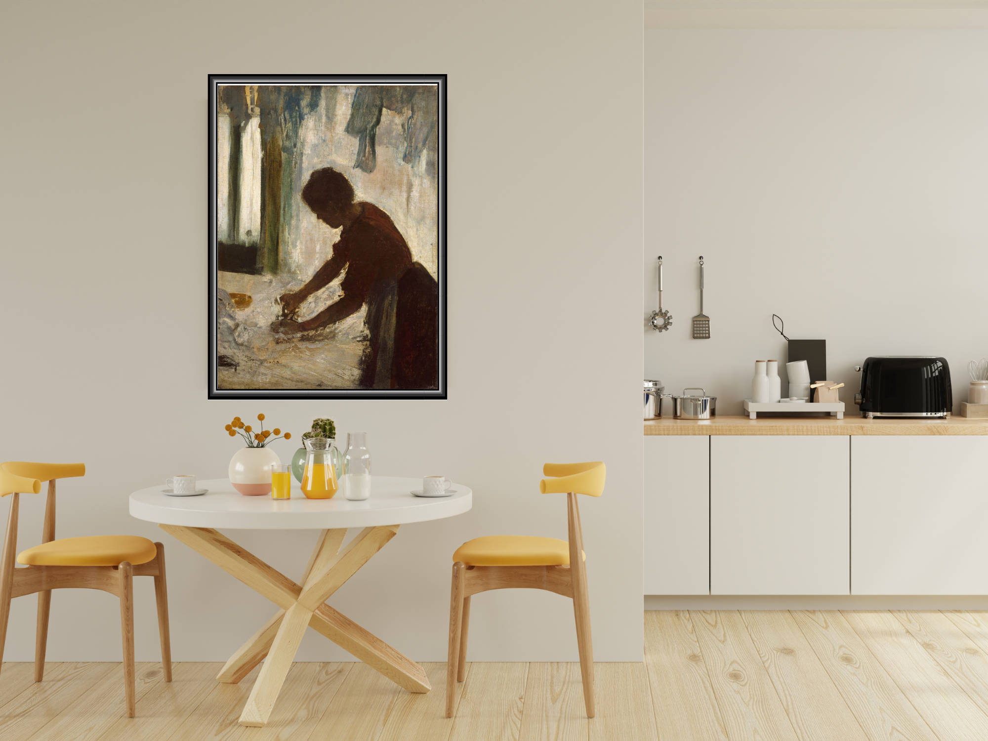 Eine Frau beim Bügeln | Edgar Degas