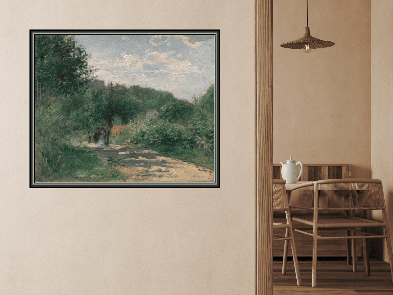 Eine Straße in Louveciennes | Pierre-Auguste Renoir